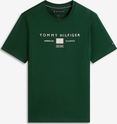 TOMMY HILFIGER Majica 'BRAND LOVE' u boja pijeska / zelena, Pregled proizvoda