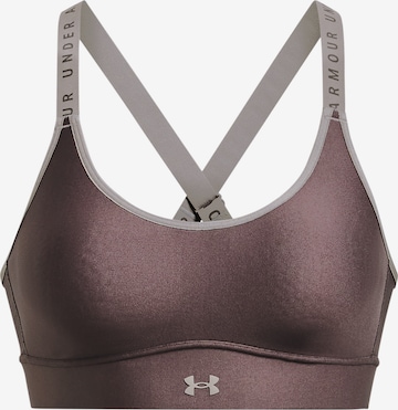 UNDER ARMOUR Bralette Sports Bra 'Infinity' in Grey: front
