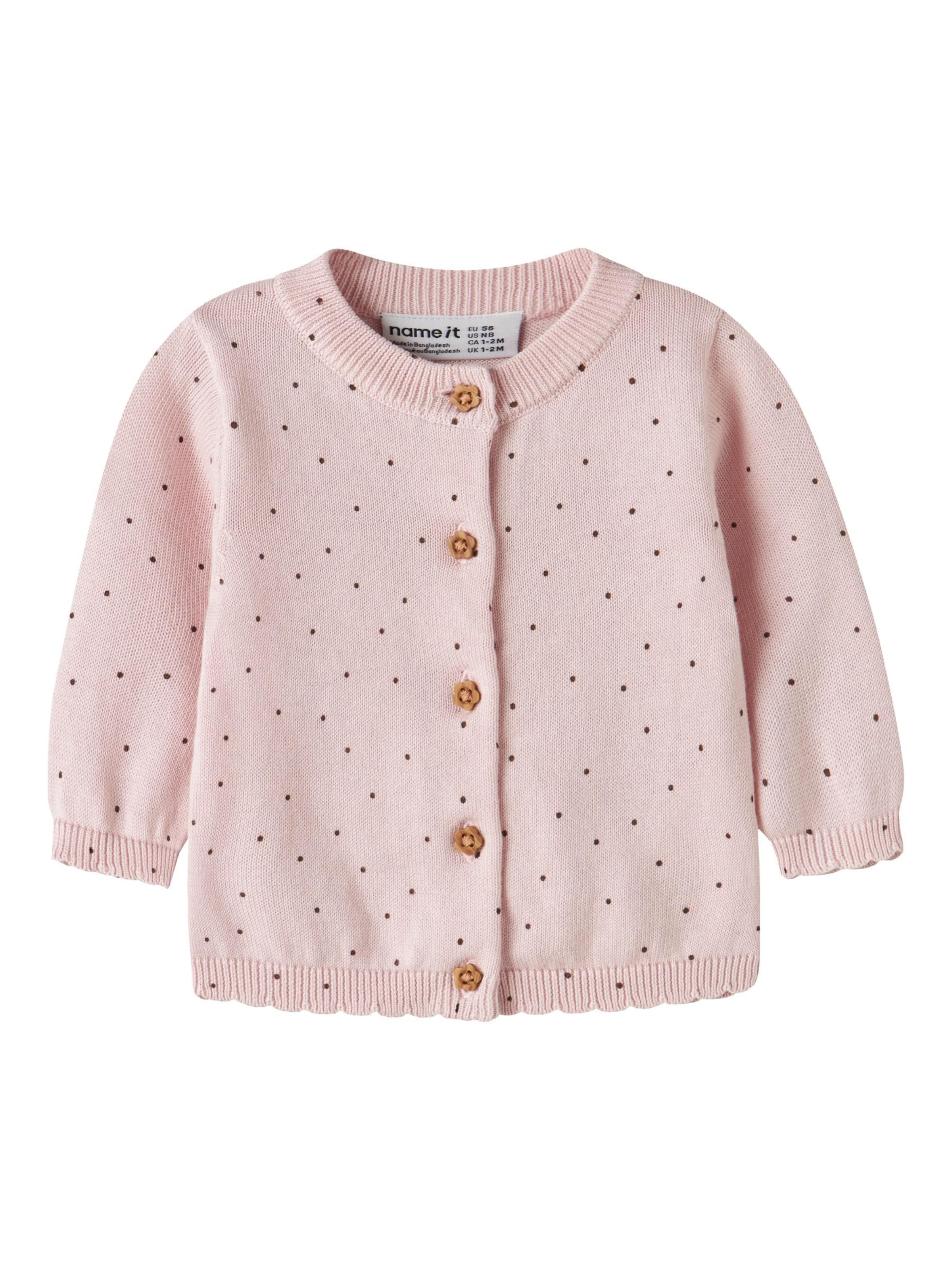 NAME IT Strickjacke in Pink: Vorderseite