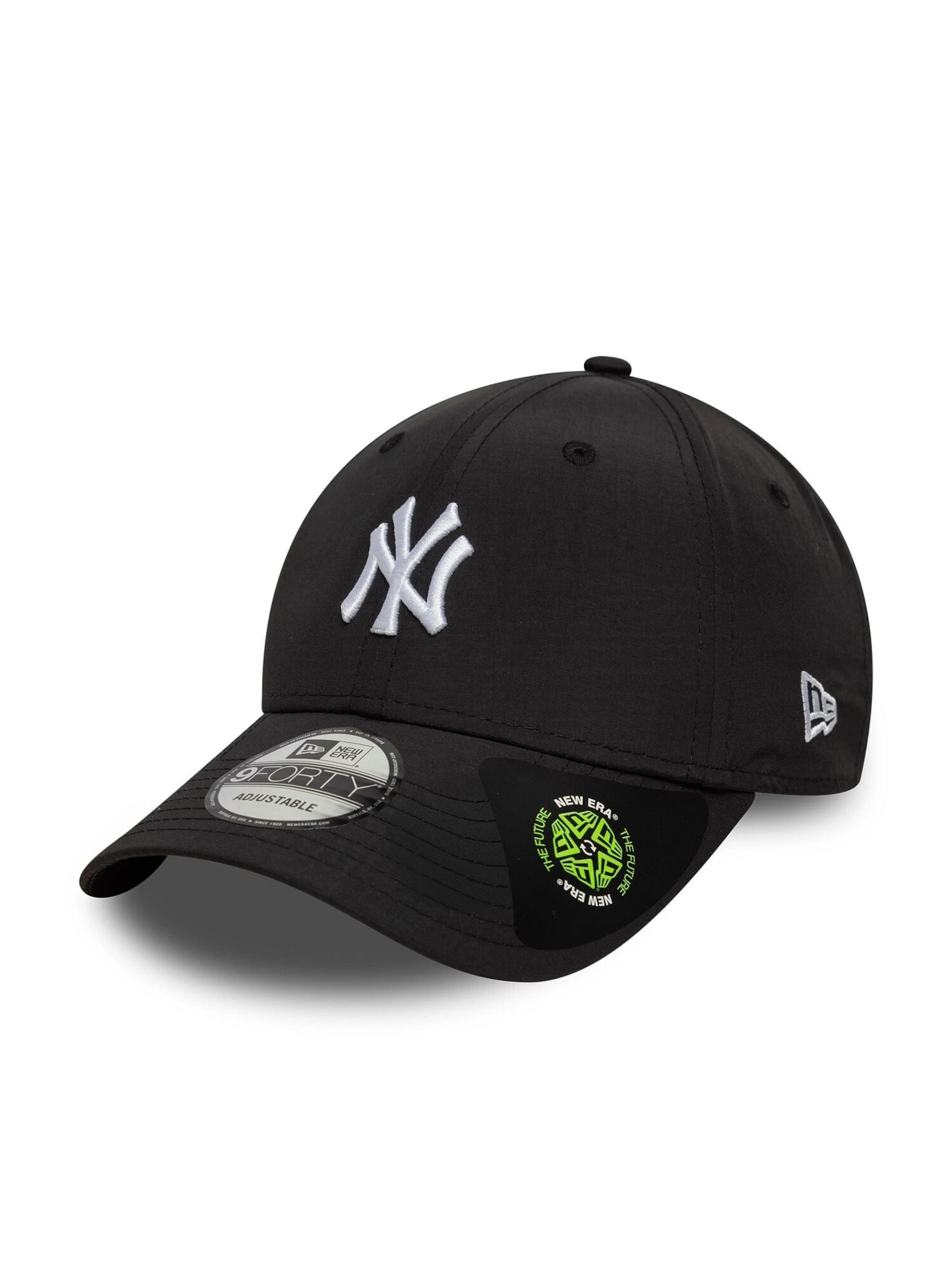 NEW ERA Athletic Cap '9FORTY New York Yankees MLB Recycled Midi' in Black: front