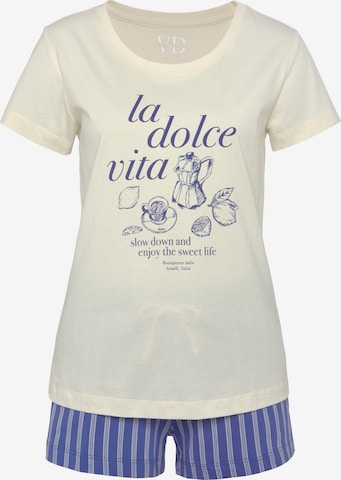 Pyjama VIVANCE en bleu : devant