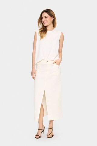 SAINT TROPEZ Kjol 'Diki' i beige