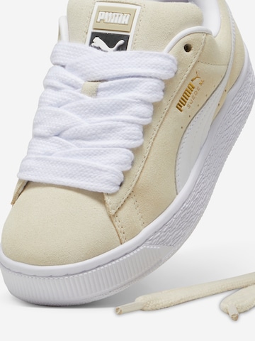 Beige puma suede trainers hotsell