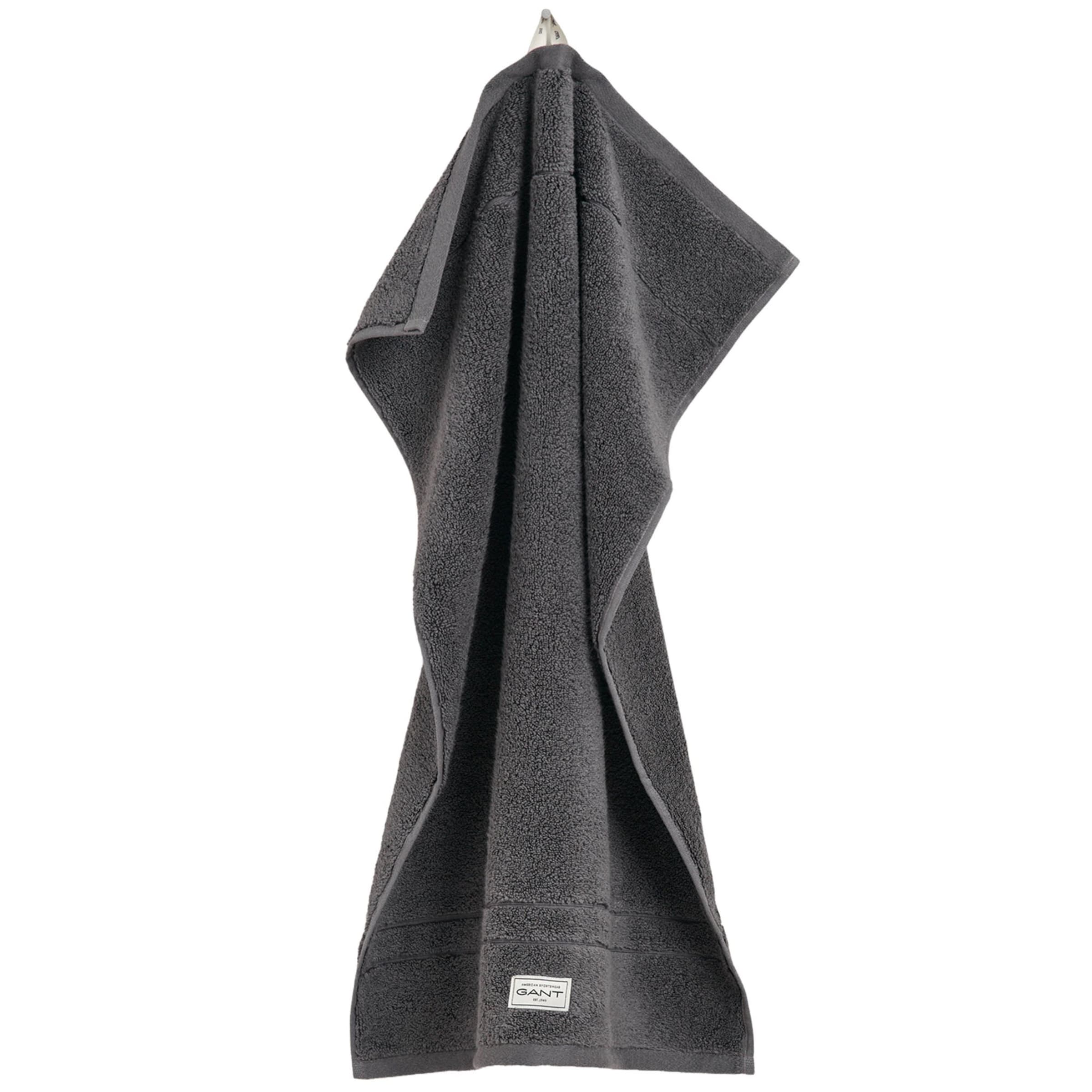 Serviette GANT en gris : devant