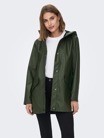 Manteau mi-saison 'Elisa' ONLY en vert : devant