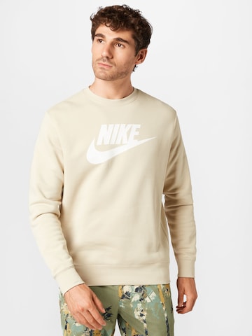 Nike Sportswear Sportsweatshirt i beige: forside