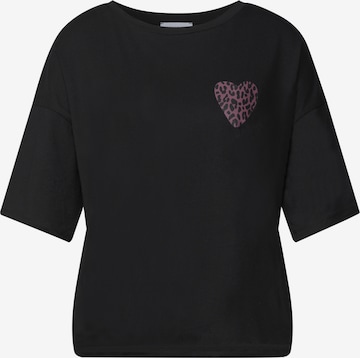 Street One Studio Shirt in Black: front