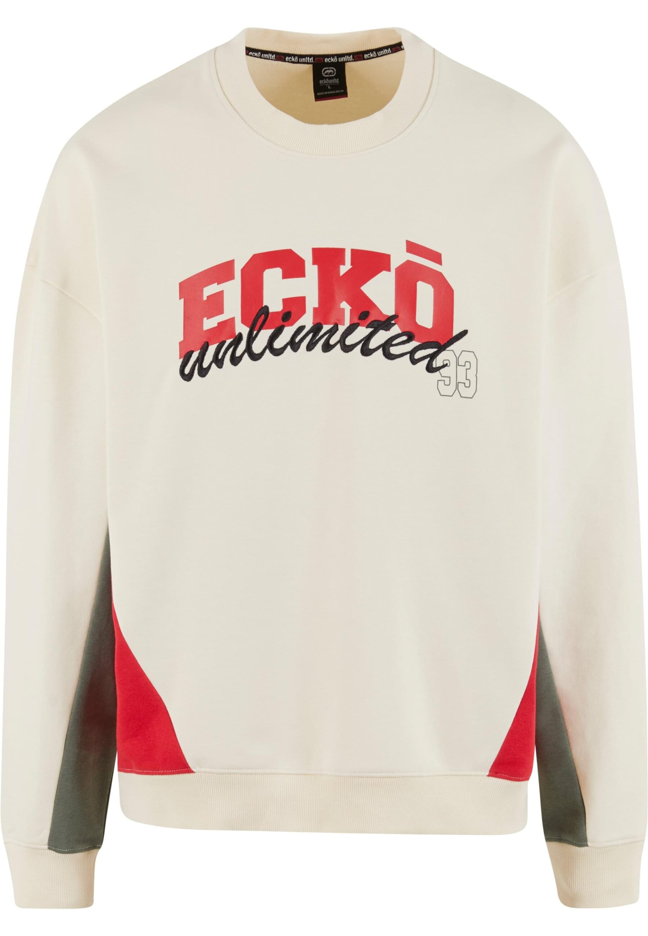 Felpa 'Drap' di Ecko Unlimited in beige: frontale