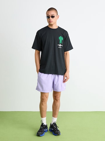 Nike Sportswear Loose fit Trousers 'CLUB' in Purple