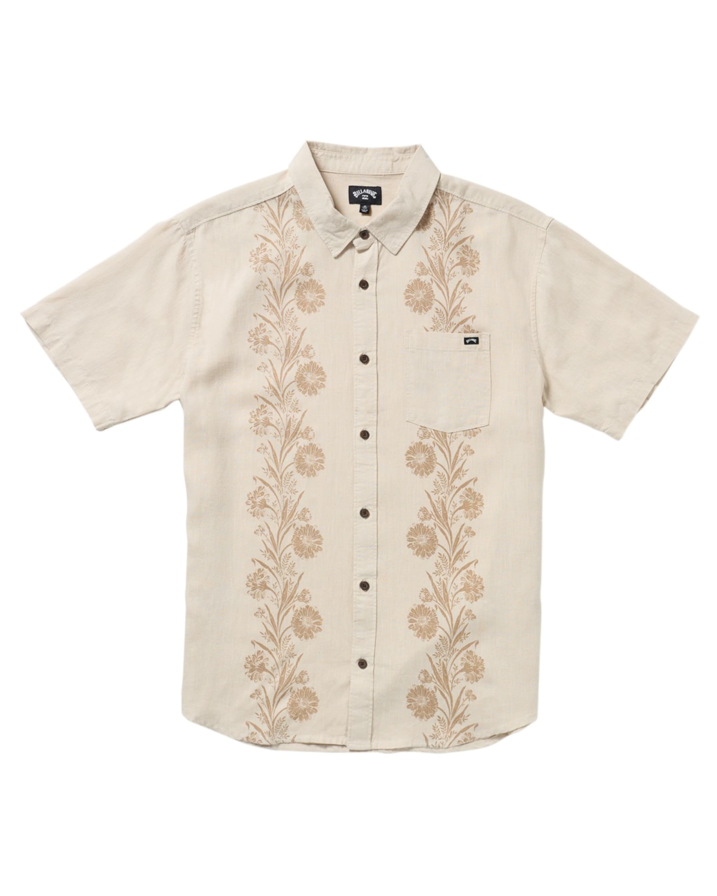 Fit confort Chemise 'Cordoba' BILLABONG en beige : devant