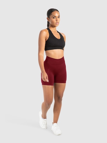 Smilodox Skinny Leggings in Red