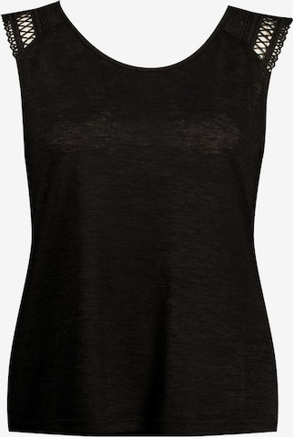 Haut 'Sally' Deeluxe en noir : devant
