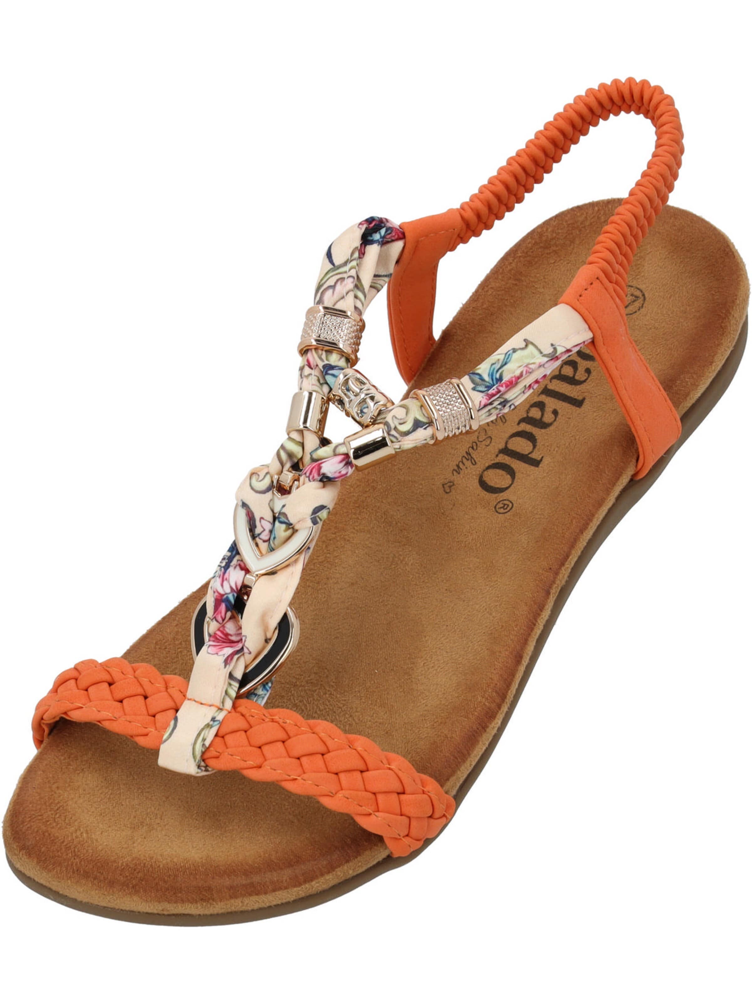 Palado by Sila Sahin Sandal 'Palado Ubah by Sila Sahin' in Orange: front