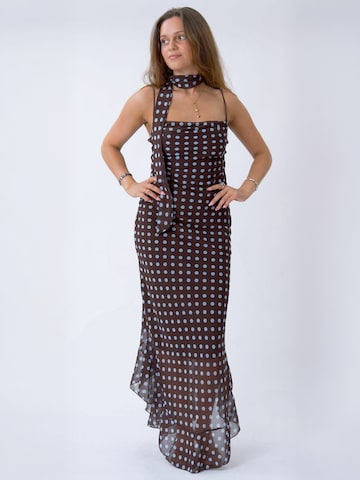Rochie ' Bellagio ' de la ITS MAY pe albastru: față