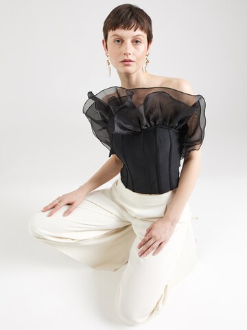 Karen Millen Corsage in Black