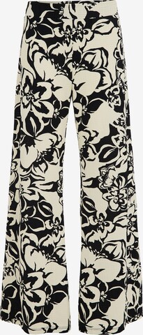 WE Fashion Loose fit Pants in Black: front