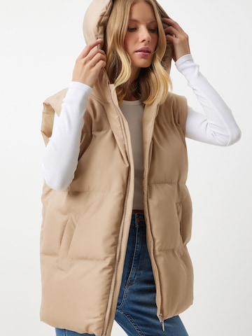 Gilet di Happiness İstanbul in beige: frontale