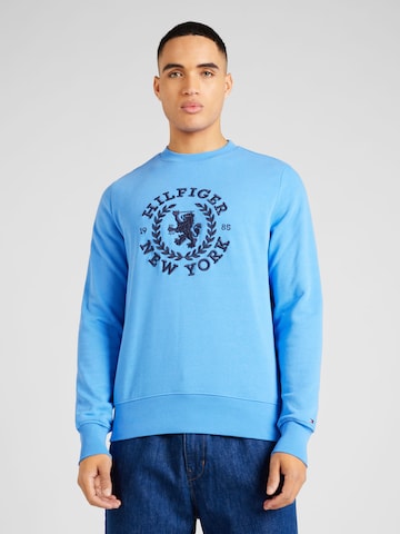 TOMMY HILFIGERSweater majica - plava boja: prednji dio