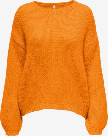 Pull-over 'Nordic' ONLY en orange : devant