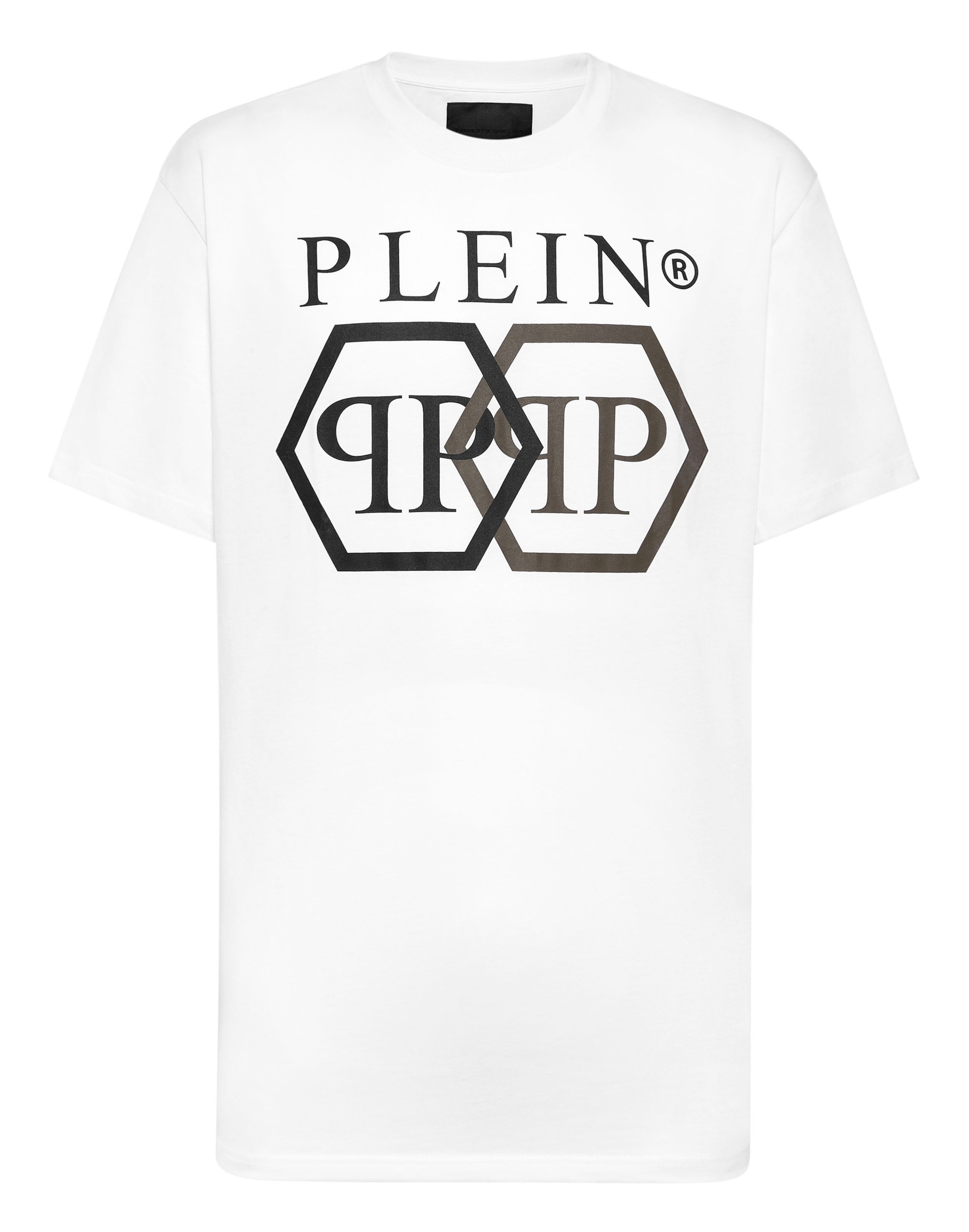 T-Shirt Philipp Plein en blanc : devant