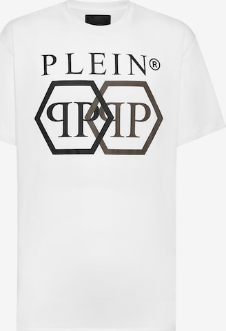 T-Shirt Philipp Plein en blanc : devant