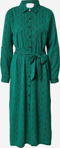 SISTERS POINT Skjortklänning 'ERON' i grön: framsida