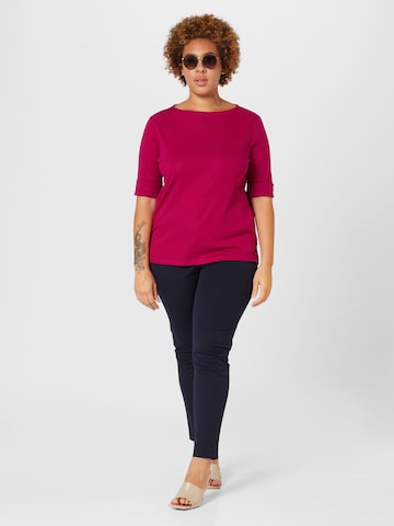 Lauren Ralph Lauren Plus Shirt 'JUDY' in Pink