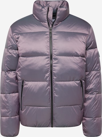 Veste mi-saison Calvin Klein Jeans en violet : devant