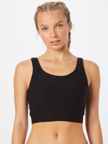 Low Support Soutien-gorge de sport ONLY PLAY en noir : devant