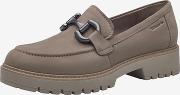 Chaussure basse Tamaris en beige : devant
