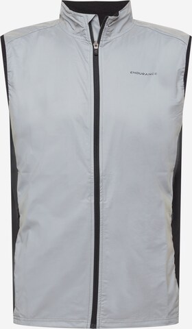 ENDURANCE Sportbodywarmer 'Peelier' in Grijs: voorkant