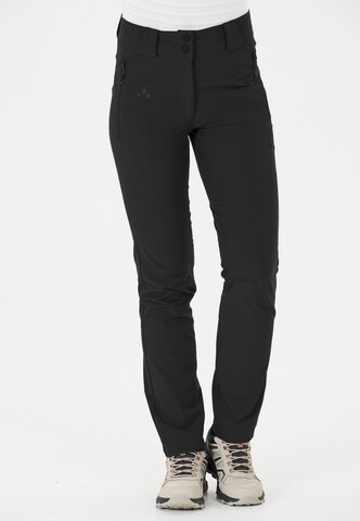 Whistler Regular Outdoor trousers 'Gerd' in Black: front