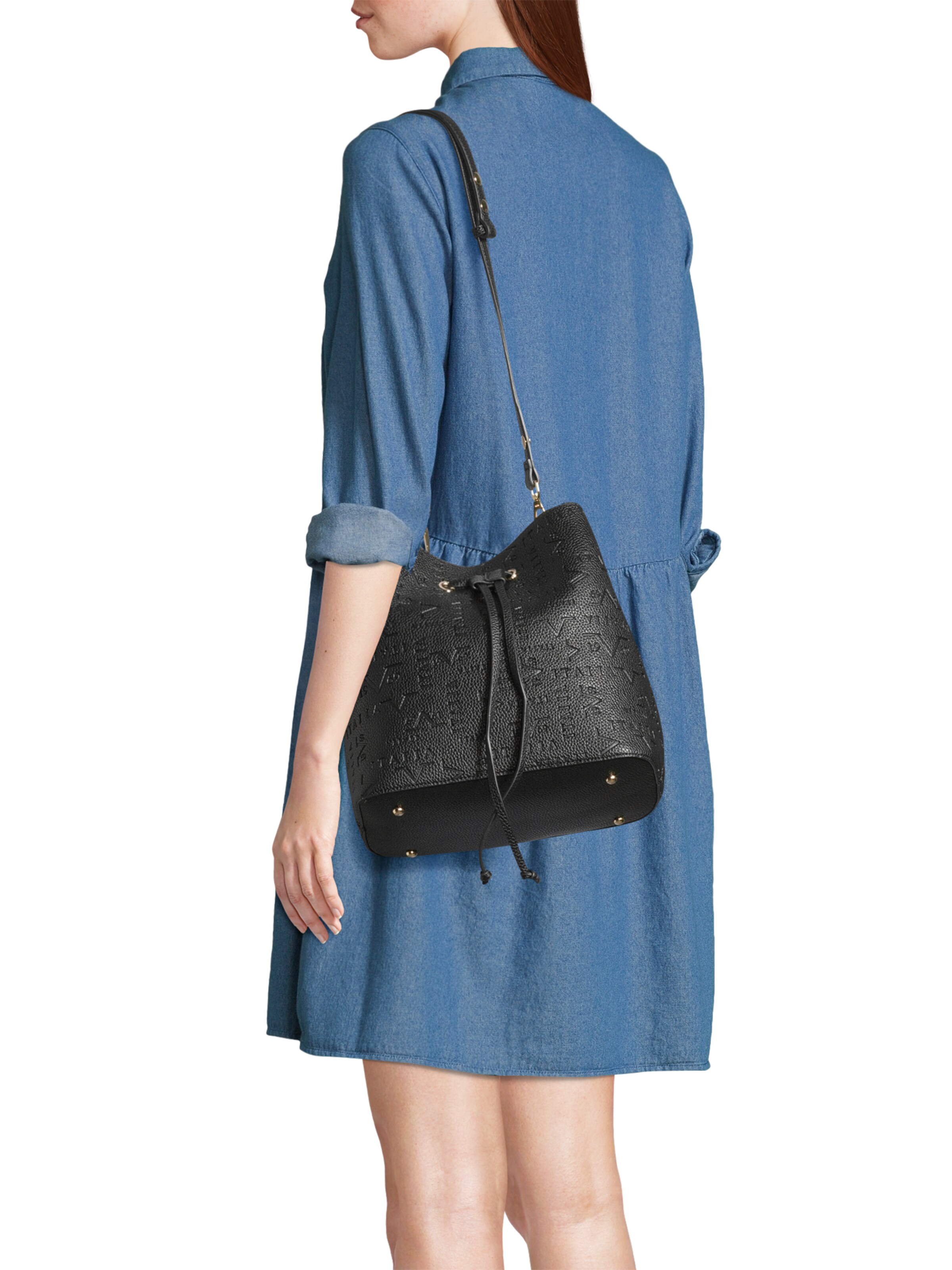 juoda 19V69 ITALIA Rankinė ant peties 'Luz'