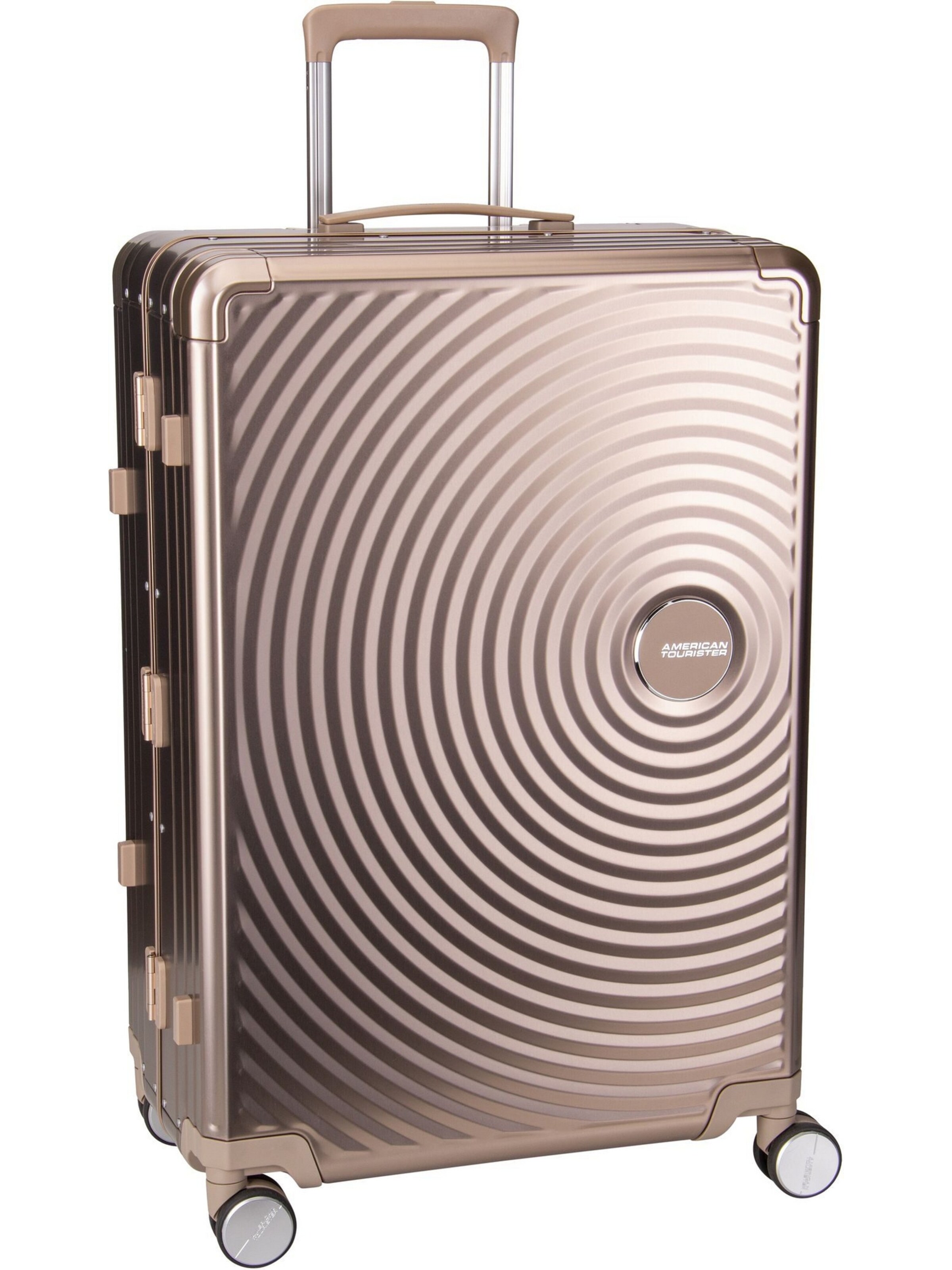 American Tourister Trolley 'Soundbox' in Bronze: Vorderseite