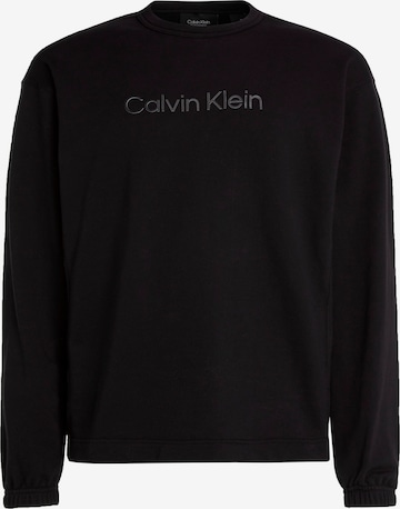 Sweat de sport Calvin Klein Sport en noir : devant