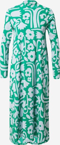 Monki Shirt Dress in Green: front