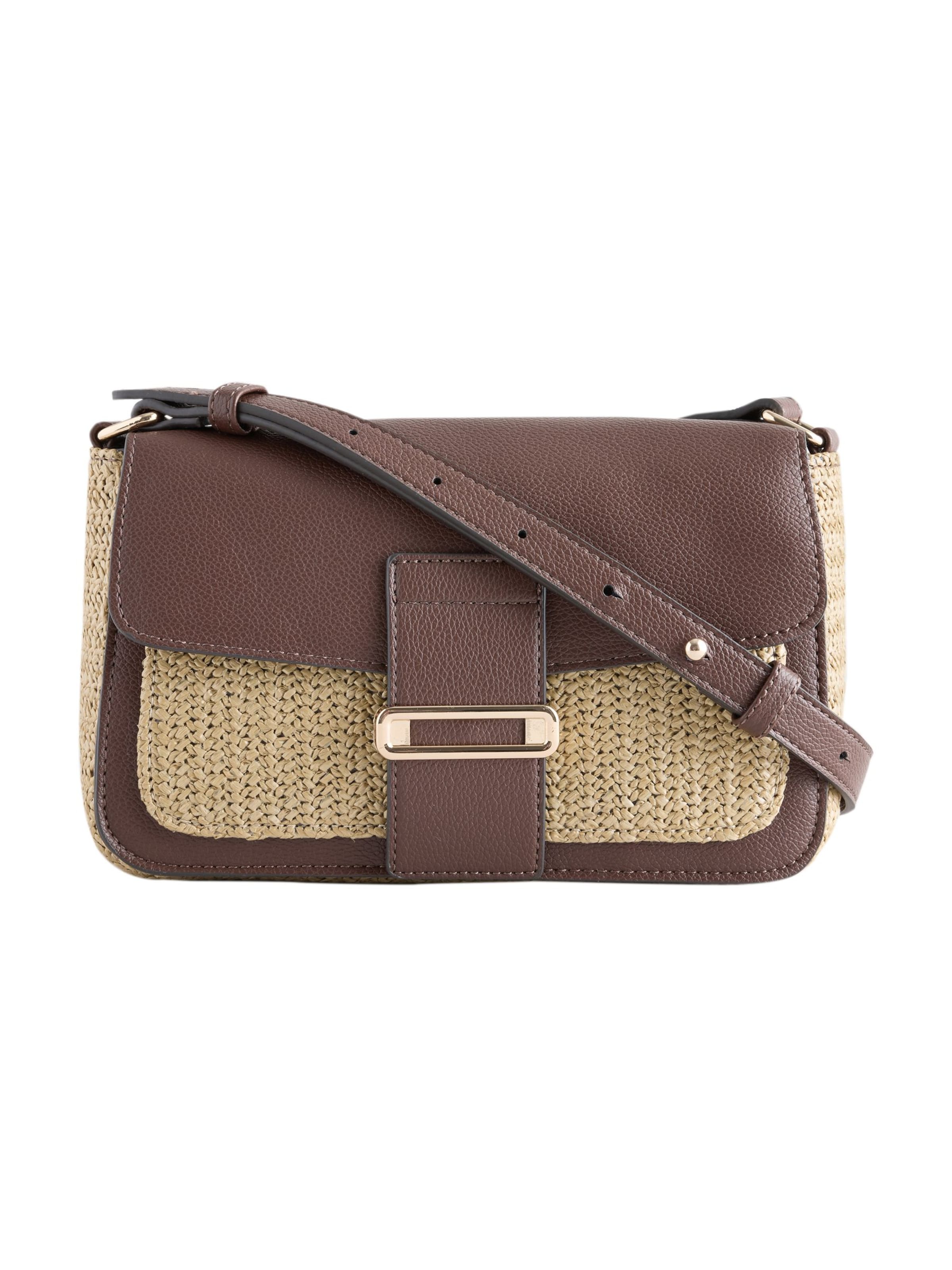 Next Skuldertaske i One Size i beige / choko, Produktvisning