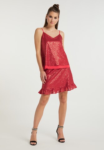 myMo at night Skirt in Red