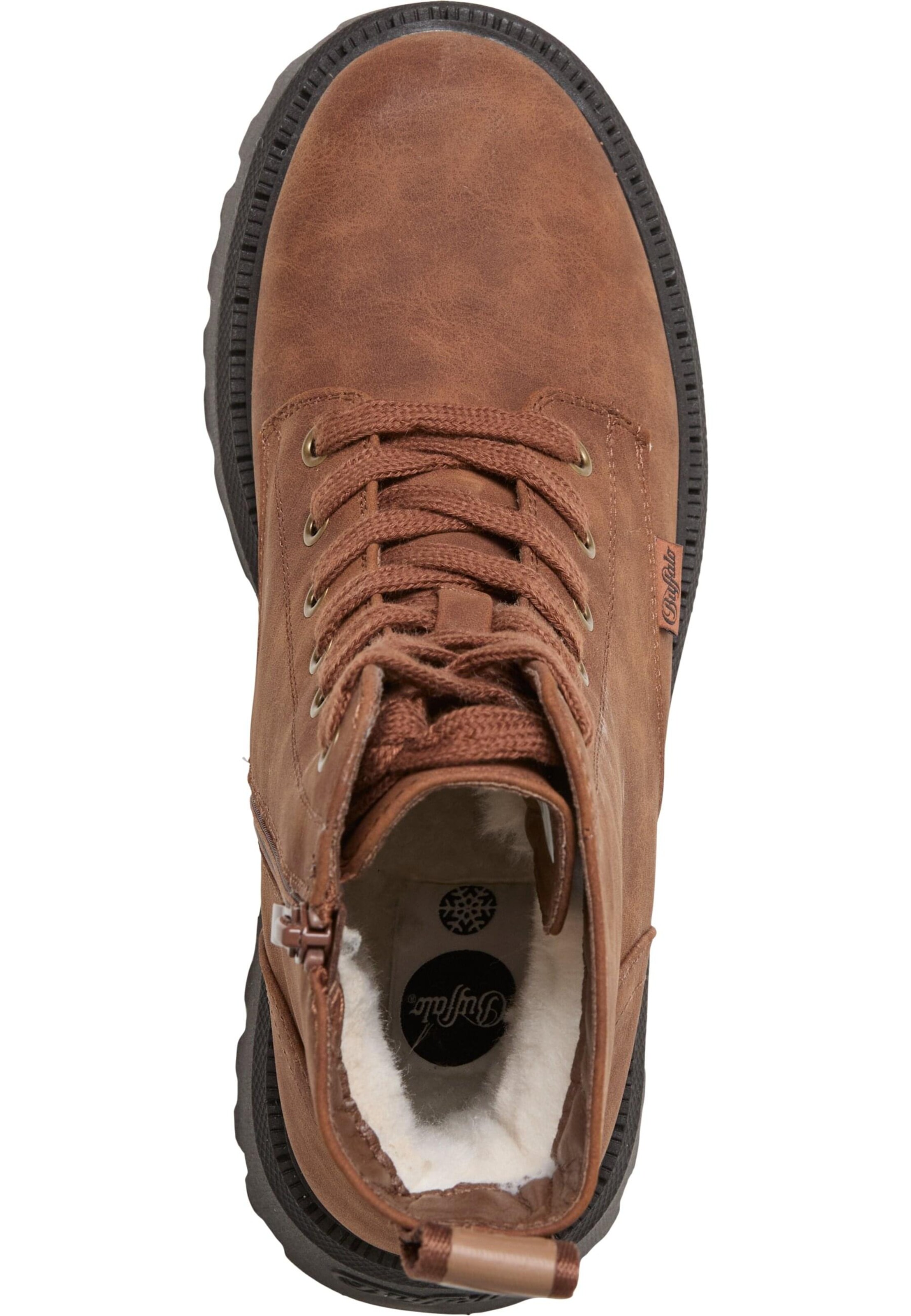 Bottines à lacets 'Aspen' BUFFALO en marron