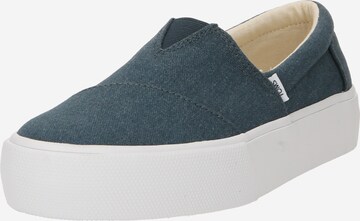 TOMS Slip On 'FENIX' in Blau: predná strana