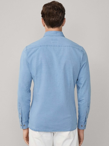 Hackett London Regular Fit Hemd 'Ess' in Blau