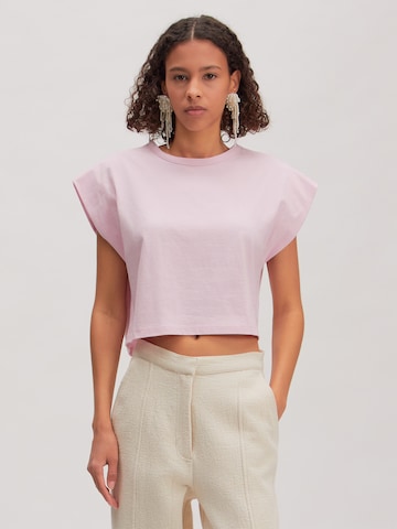 Tricou 'Xophia' de la EDITED pe roz: față
