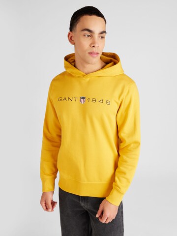 GANT Sweatshirt in Yellow: front