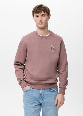 MANGO MAN Sweatshirt 'Corso' in Pink: front