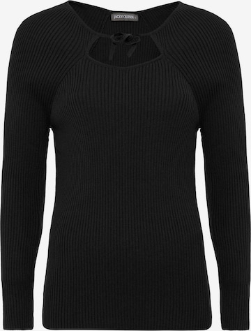 Pull-over Jacey Quinn en noir : devant