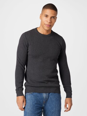 Kronstadt Sweater 'Carlo' in Grey: front