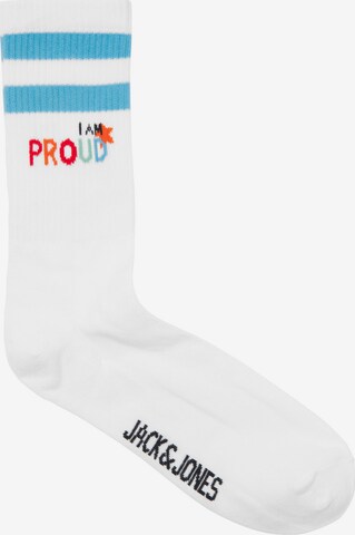 JACK & JONES Socks 'Pride' in White