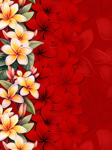 Hawaiihemdshop.de Regularny krój Koszula 'Hawaiihemd Red Elegance' w kolorze czerwony