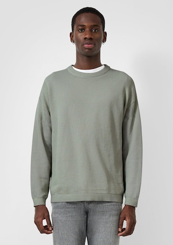 Pull-over QS en bleu : devant
