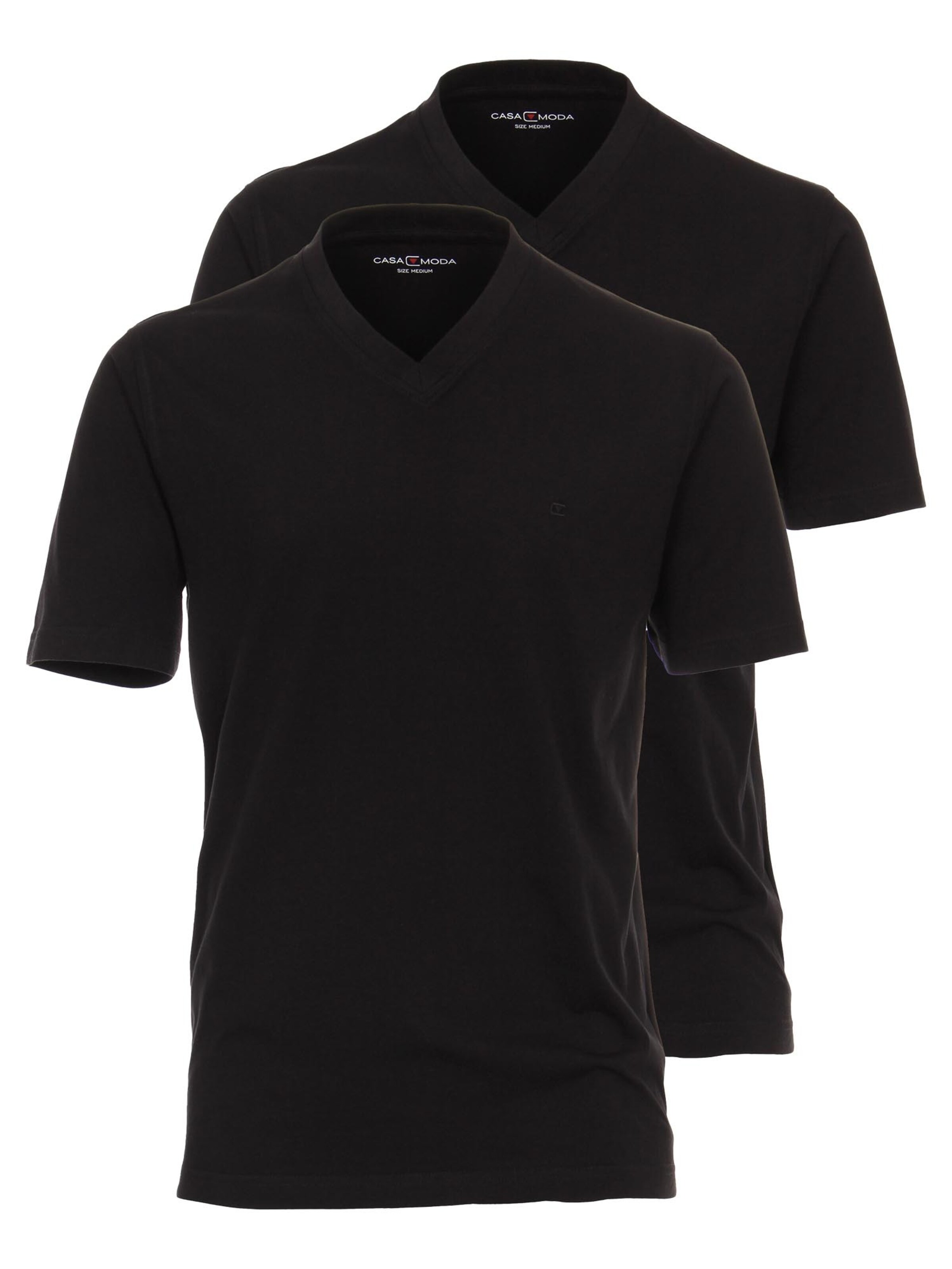 CASAMODA Shirt 'Basic'‌‌‌‌‌‌ in Schwarz: Vorderseite